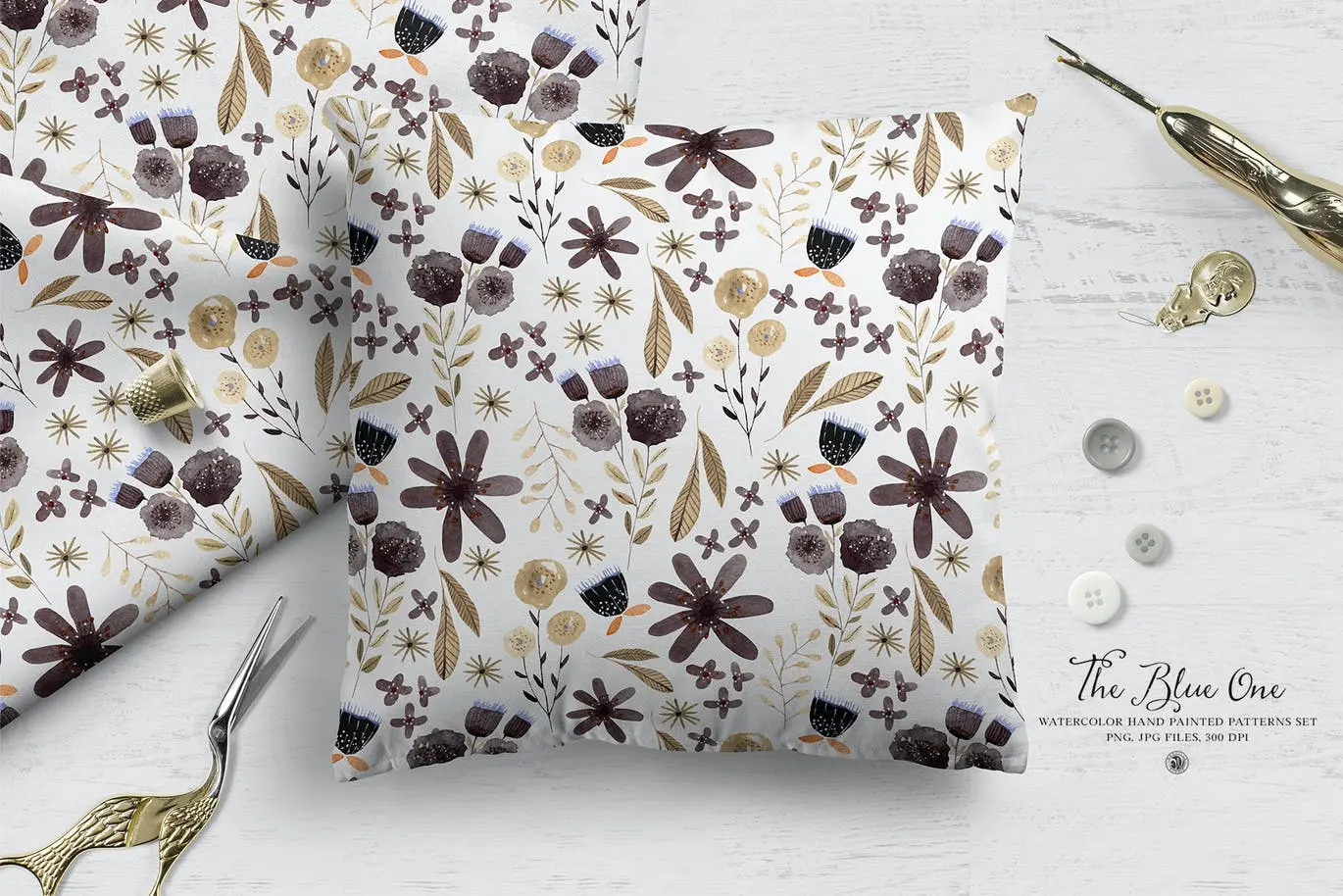 时尚高端清新简约多用途水彩水粉无缝背景底纹纹理集合插图2