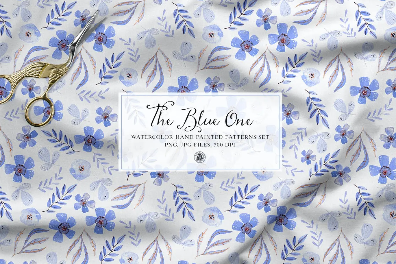 时尚高端清新简约多用途水彩水粉无缝背景底纹纹理集合插图