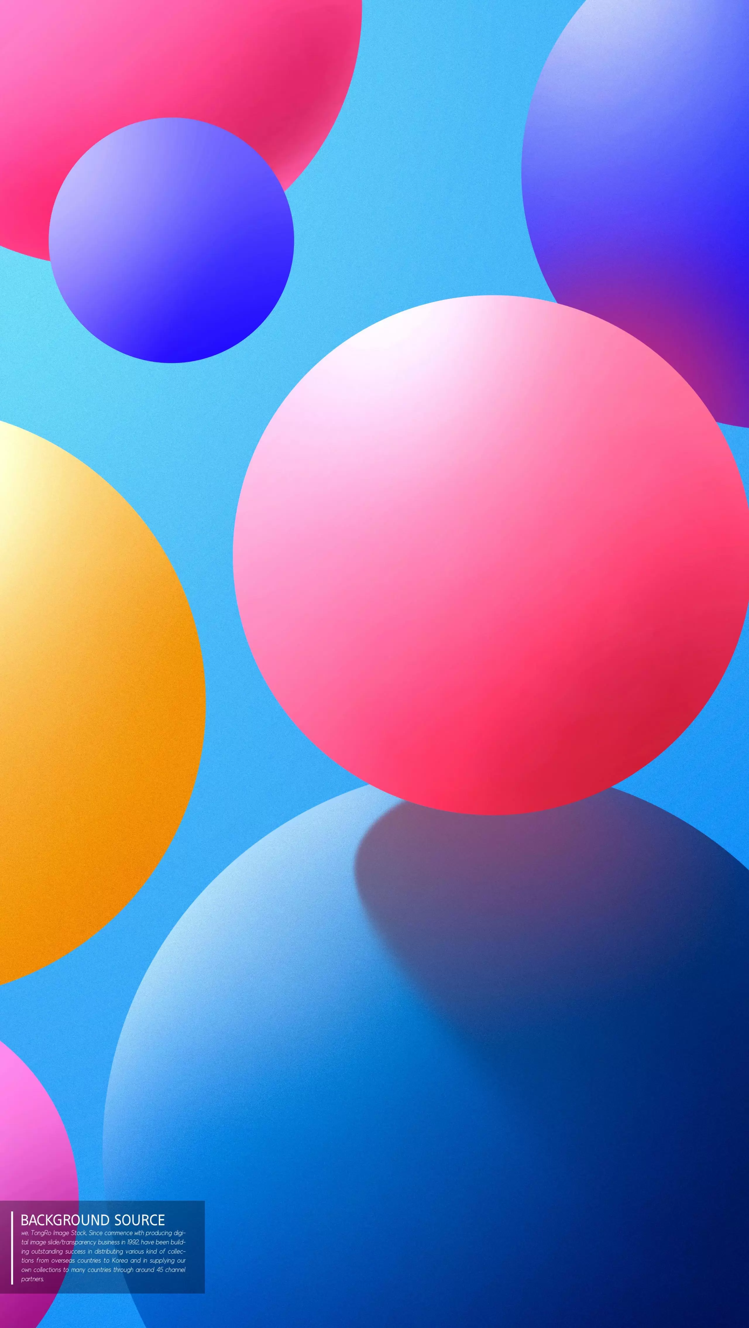 多彩球体抽象背景图形设计psd素材插图