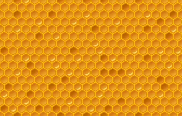 蜜蜂蜂巢几何图案背景免费下载