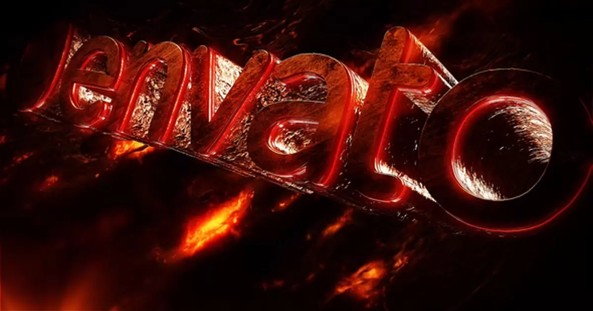 热门的火焰燃烧logo标志介绍AE视频模版Hot Logo Intro