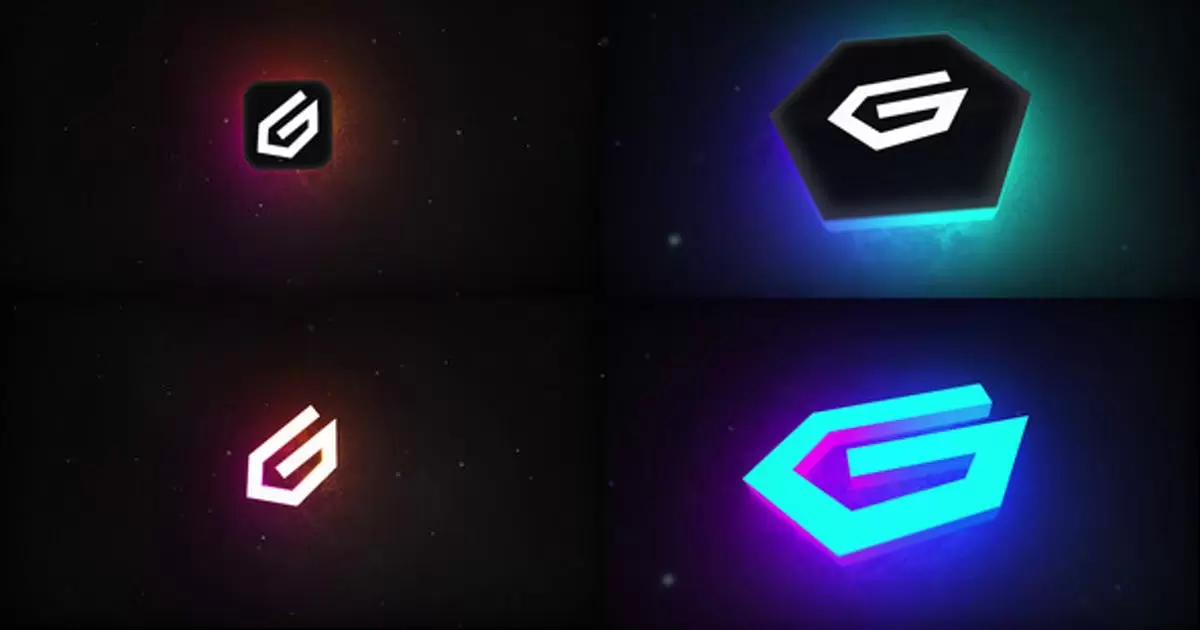 Ignite黑暗中发光的logo标志LOGO标志显示AE视频模版Ignite Logo Reveal插图