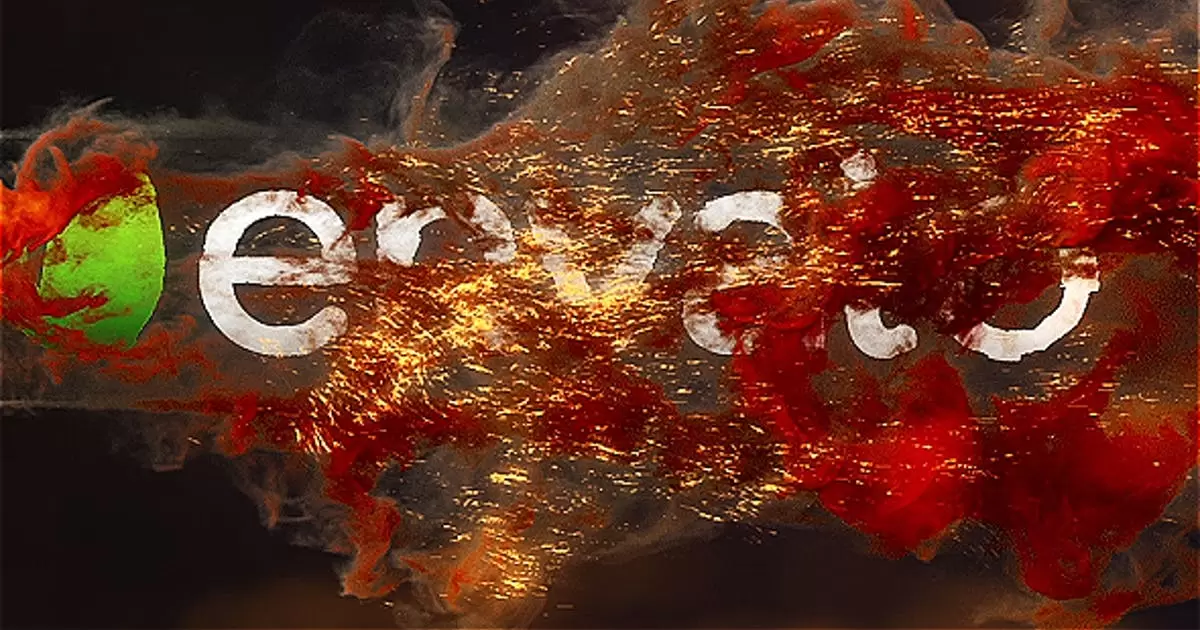 火灾爆炸燃烧logo标志揭示AE视频模版Fire Explosion Logo Reveal 3插图