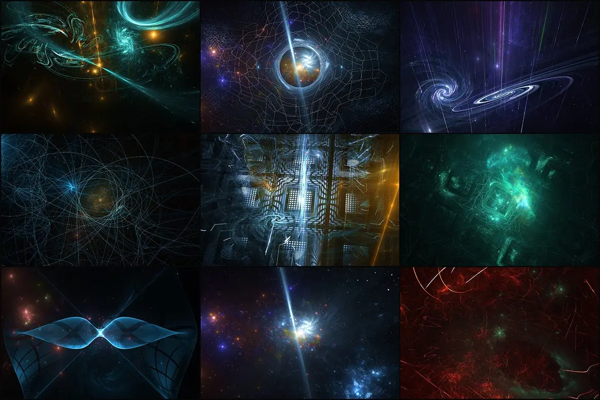 50个时尚高端震撼的抽象高科技宇宙空间背景底纹纹理集合插图3