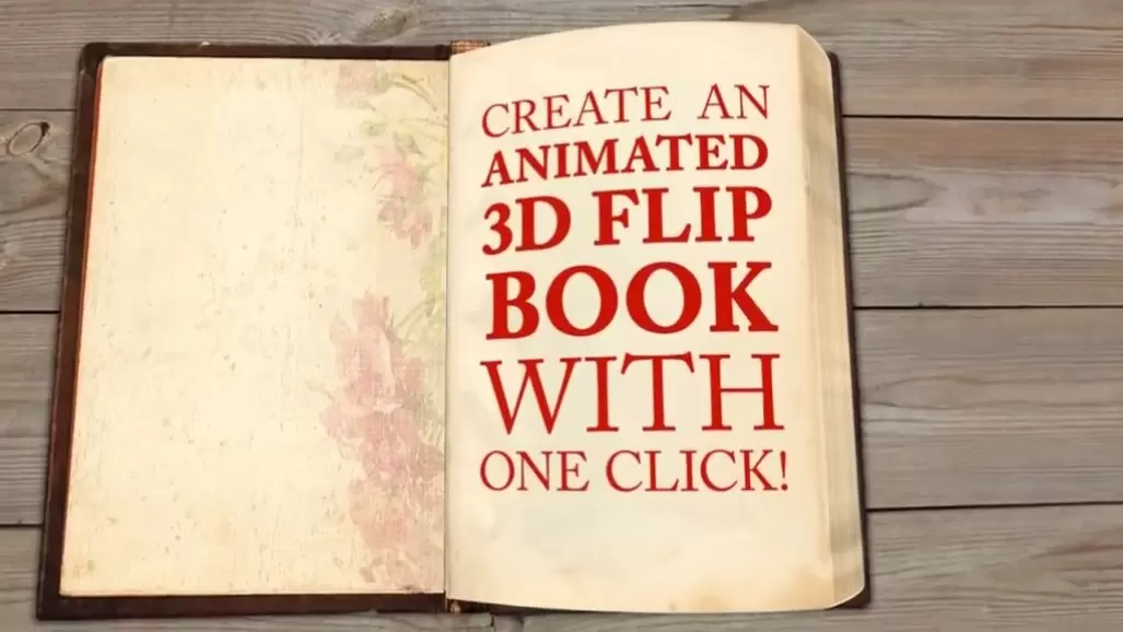 AE脚本-3D Flip Book(AE三维书本滚动翻页动画效果) v1.41 英文版插图