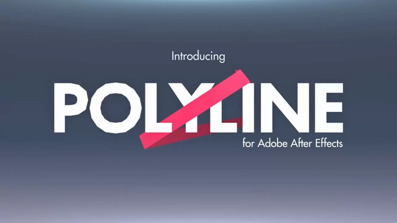AE插件-Polyline(彩色多边形折线动画特效插件) v1.2 英文版