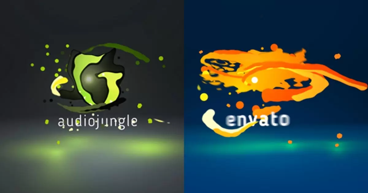 动态流体冲击logo标志揭示AE视频模版Dynamic Fluid Stroke Logo Reveal插图
