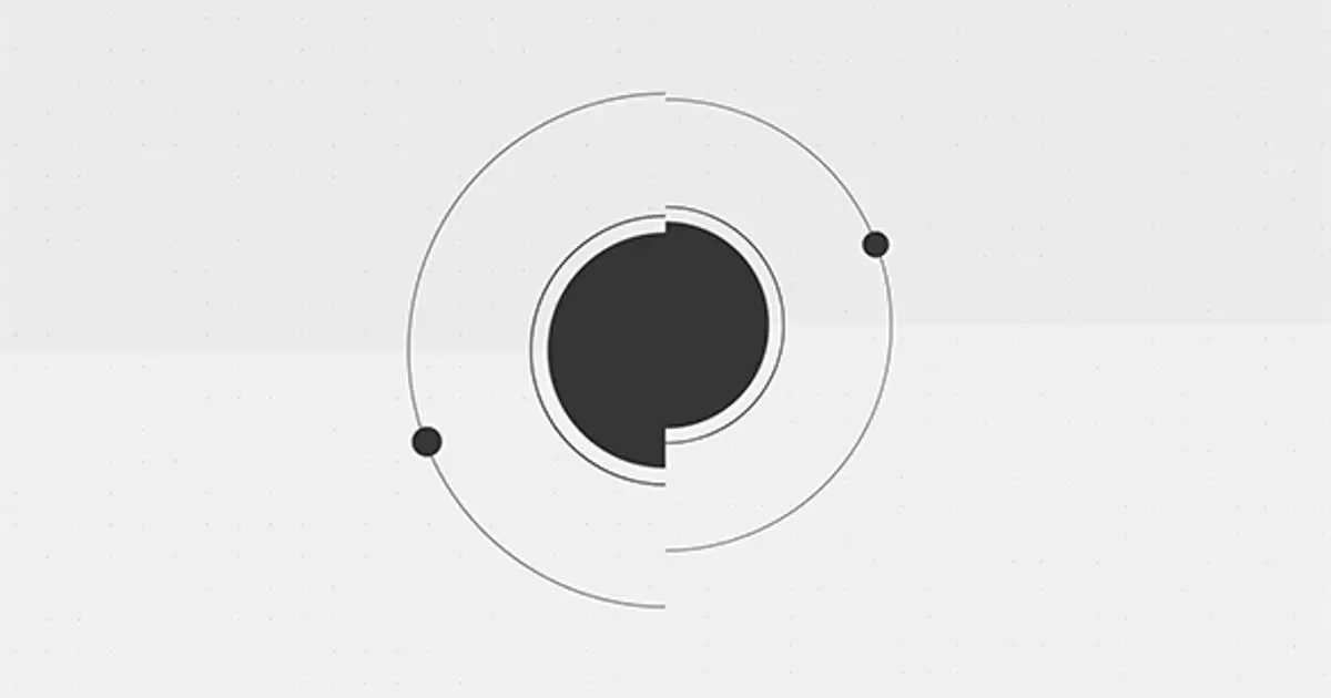 商标形状黑白AE视频模版Logo shape black&white插图
