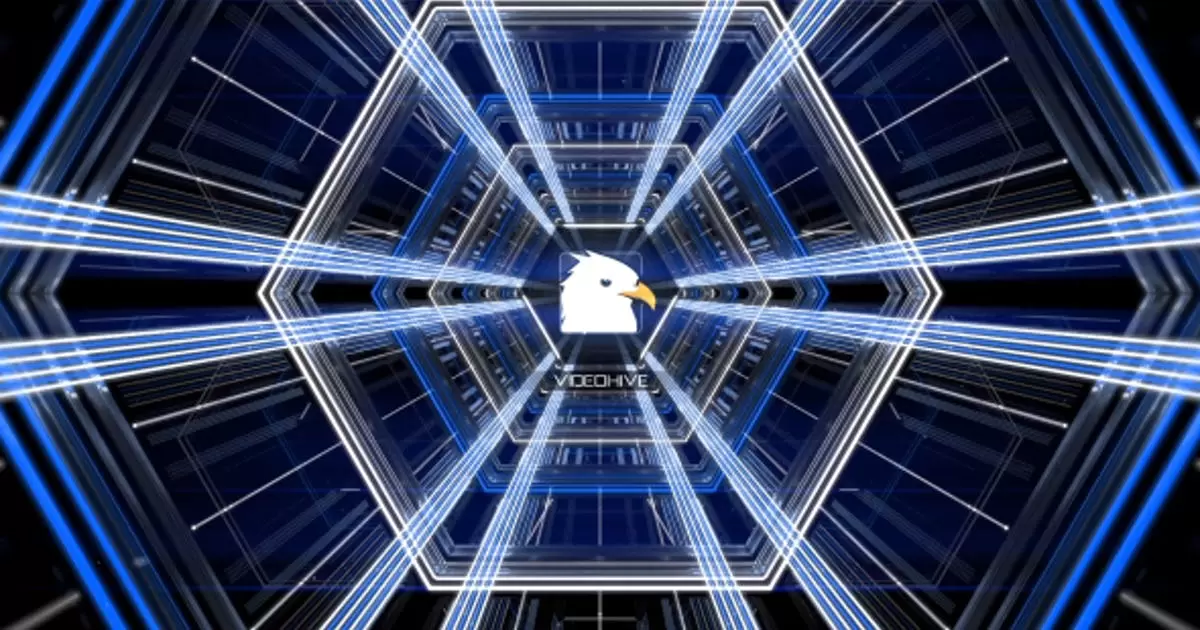未来标志AE视频模版Futuristic Logo插图
