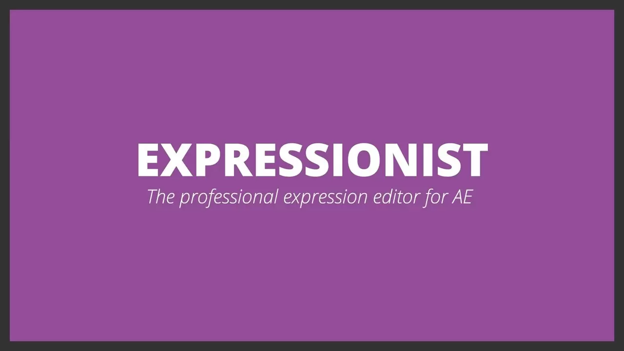 AE脚本-Aescripts Expressionist(AE表达式编辑错误检查工具) v1.5.5 英文版插图