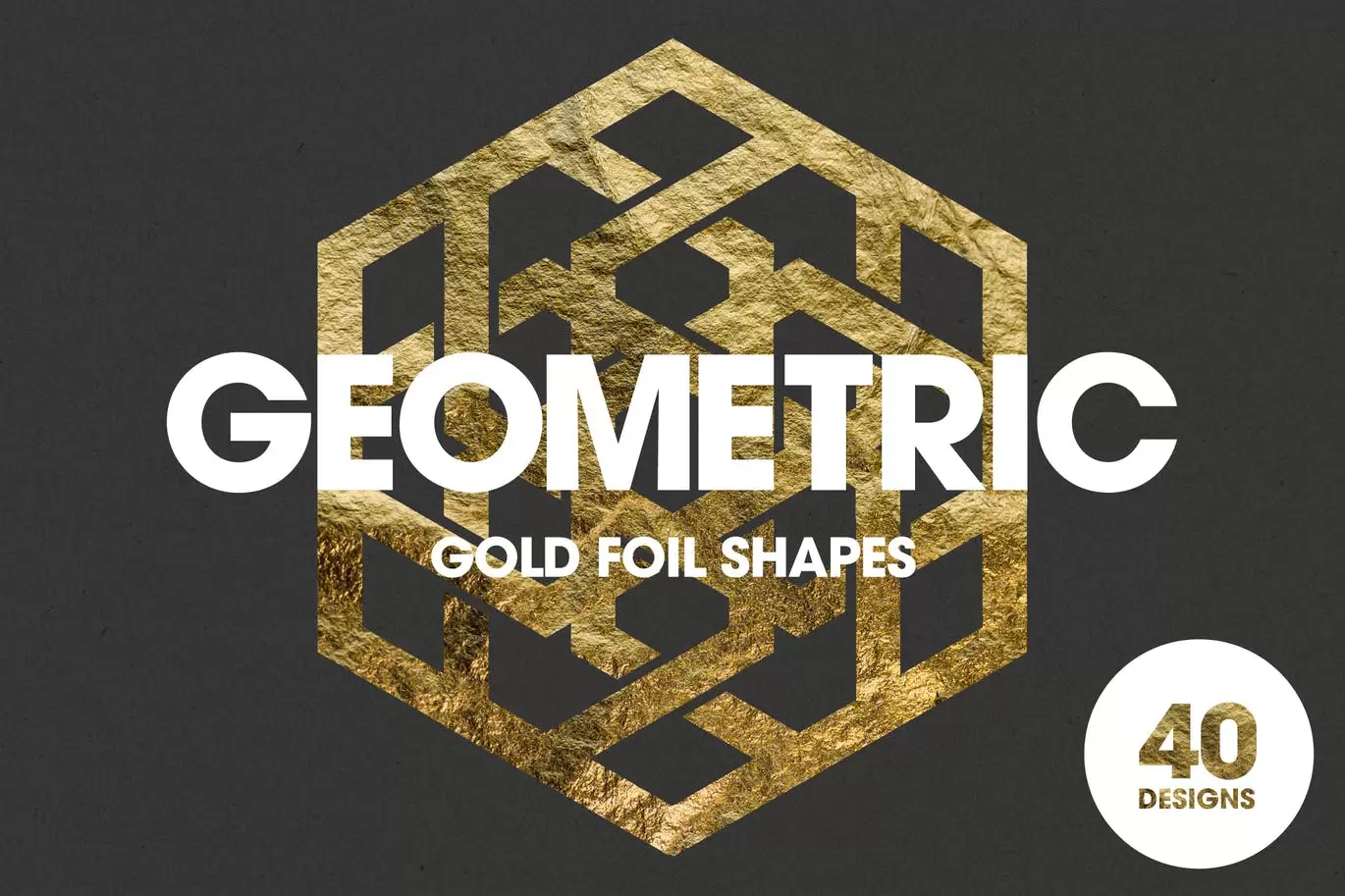 40个高品质的高端土豪金金色抽象几何图形背景底纹纹理大集合插图