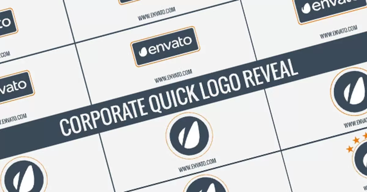 企业快速标志揭示AE视频模版Corporate Quick Logo Reveal插图