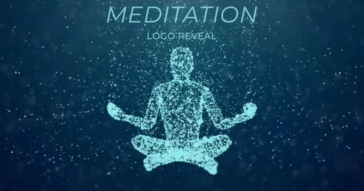 冥想瑜伽标志揭示AE视频模版Meditation Yoga Logo Reveal插图