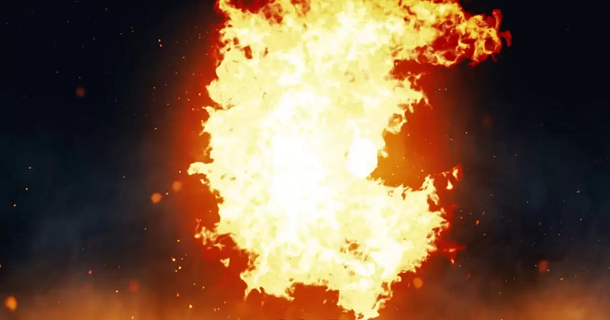 Firey火焰燃烧logo徽标显示AE视频模版Firey Logo Reveal插图