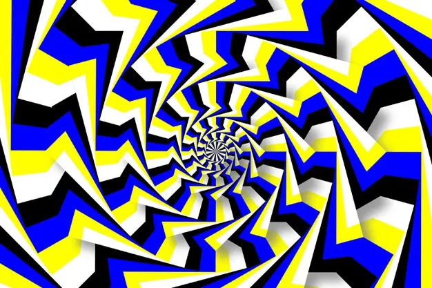 漩涡几何科技艺术背景插图