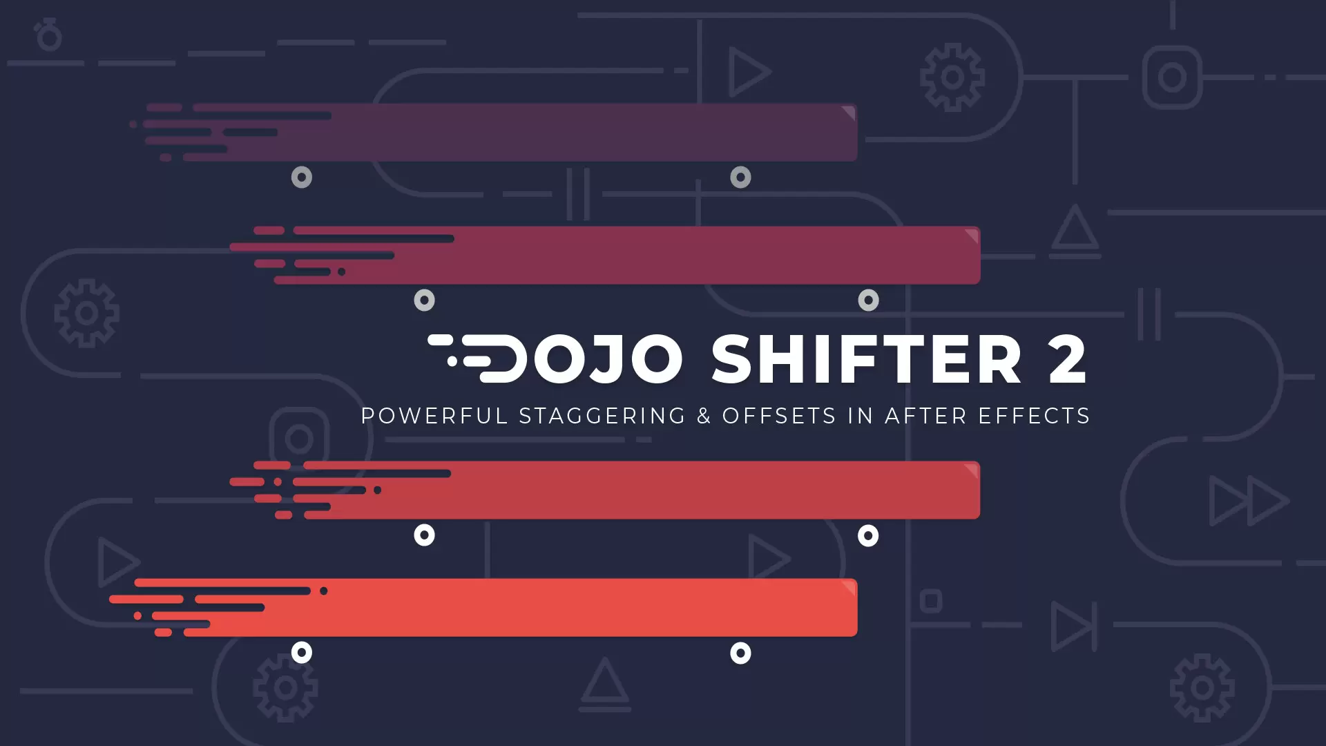 AE脚本-Dojo Shifter 2(AE关键帧图层自动排列) v2.0 英文版插图