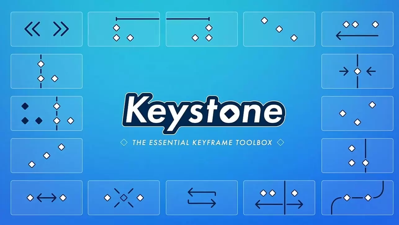 AE脚本-Keystone(关键帧复制粘贴对齐镜像拉伸调节控制工具) v1.0.8插图
