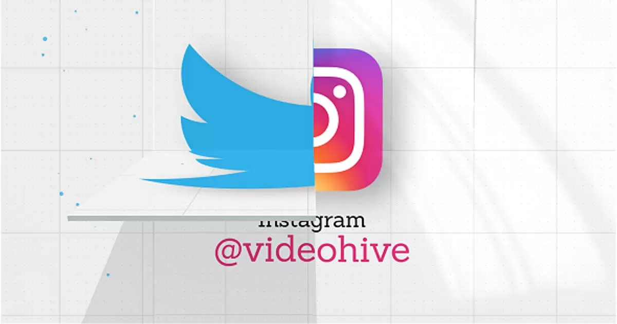 社交媒体V2动态组合logo标志AE视频模版Social Media V2插图