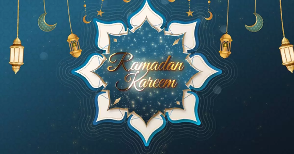 斋月卡里姆片头logo介绍AE视频模版Ramadan Kareem Intro插图