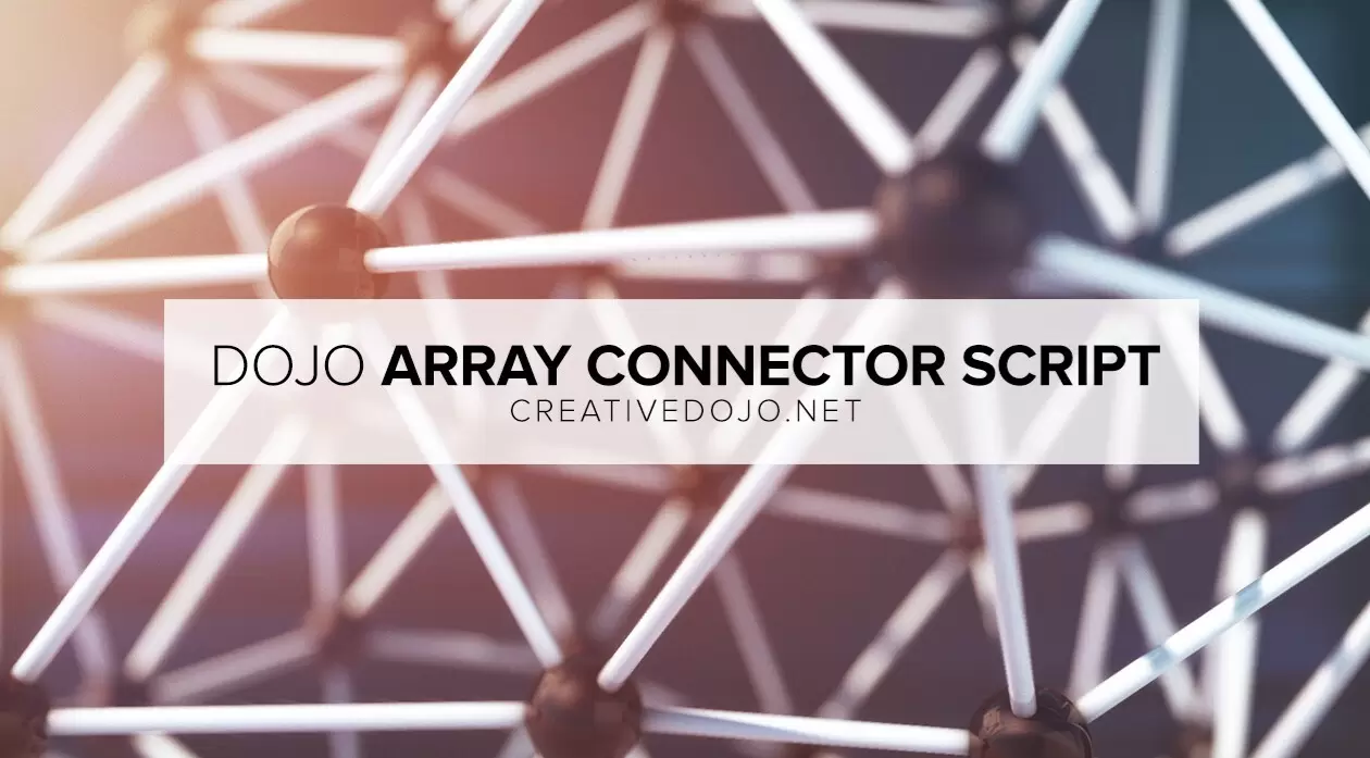 AE脚本-Dojo Array Connector(AE图层物体连线网格阵列工具) v 1.2 英文版插图