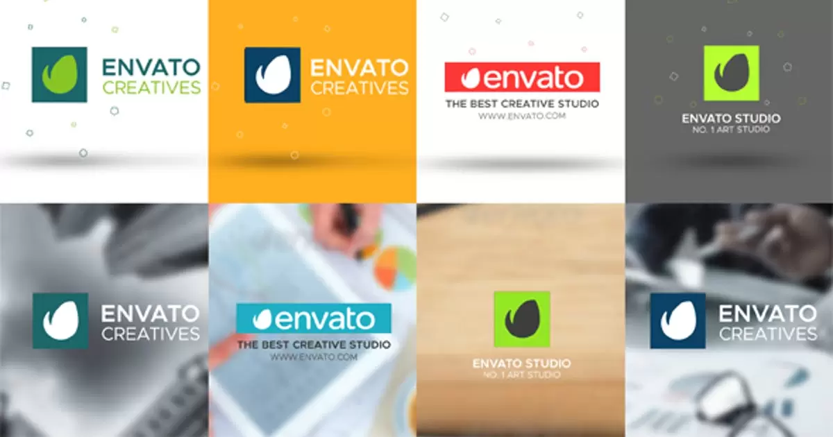3D盒子徽标logo显示AE视频模版3D Box Logo Reveal插图