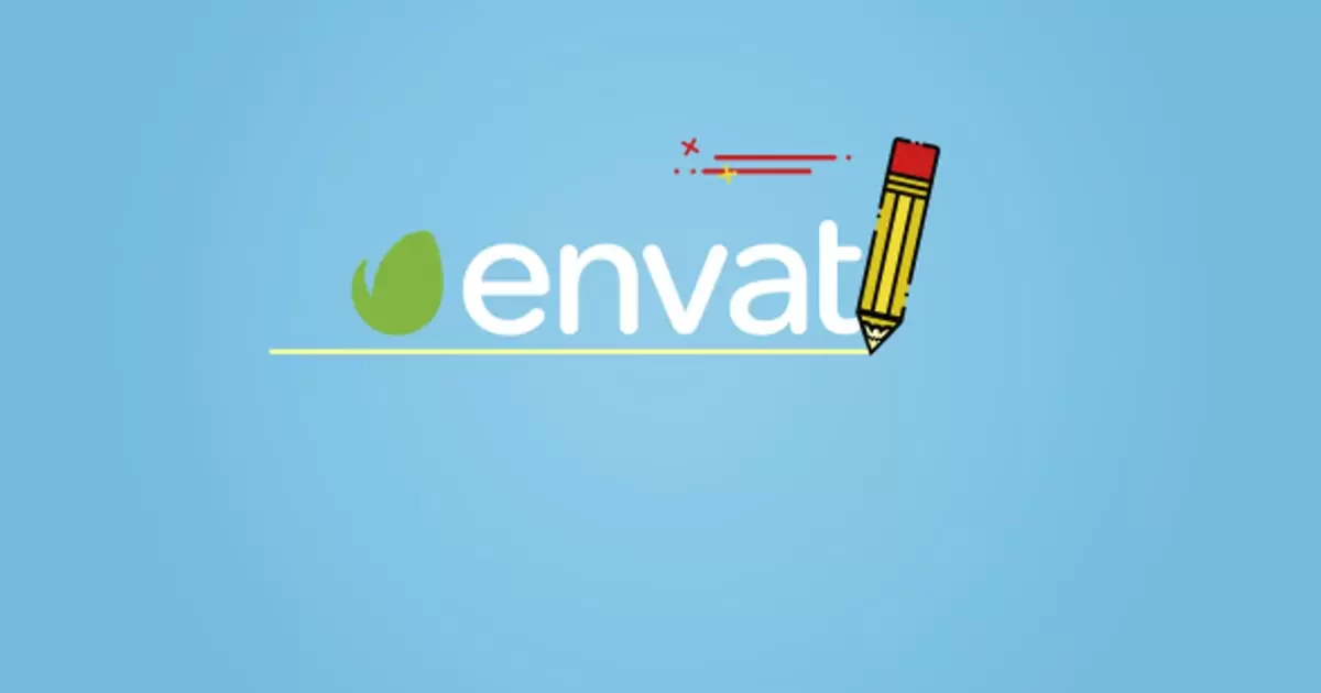铅笔标志动画课堂logo显露包AE视频模版Pencil Logo Reveal Pack插图