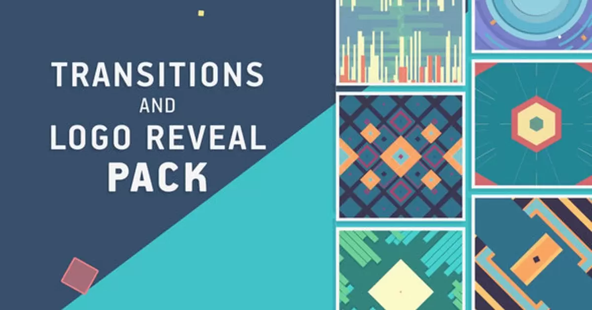 过渡和logo标志显示包AE视频模版Transitions and Logo Reveal Pack插图
