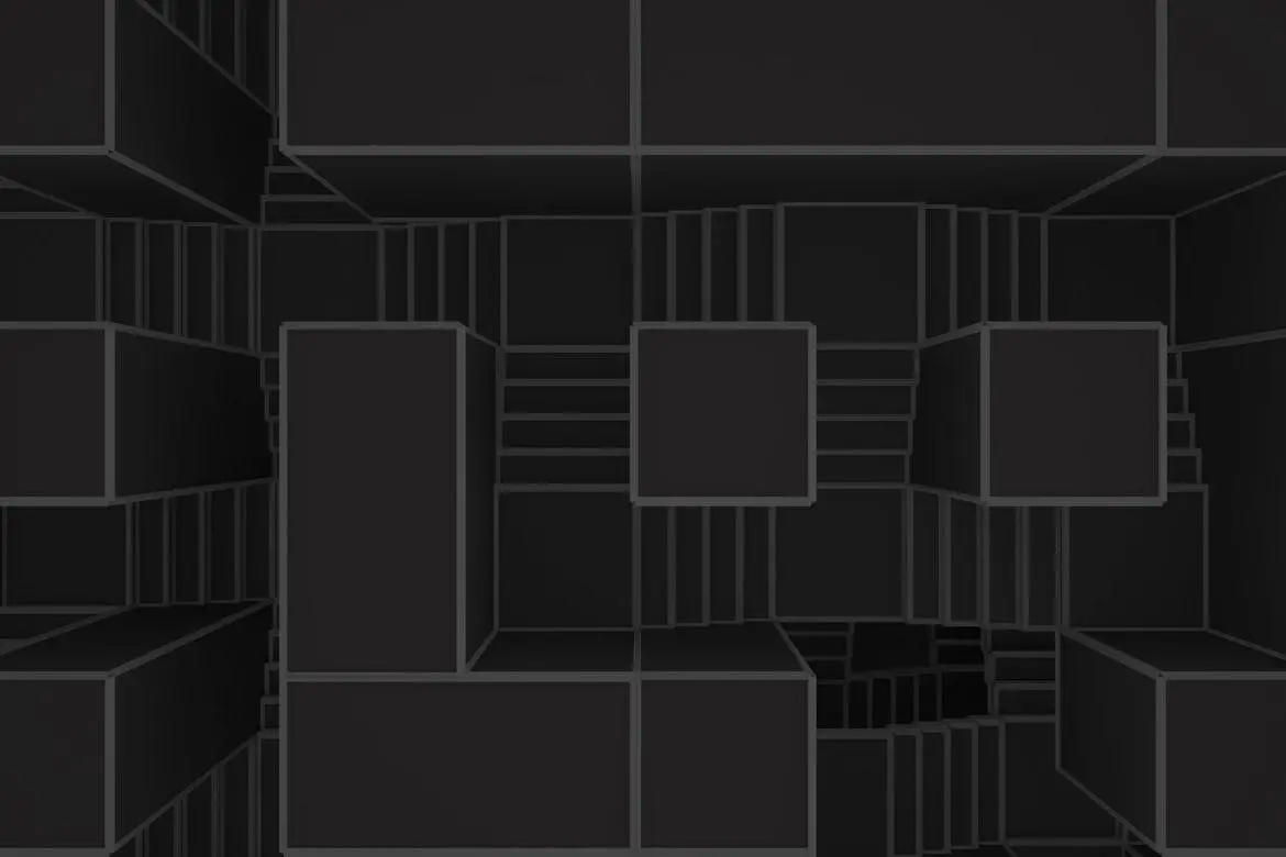 3D立体抽象迷宫背景底纹纹理集合插图9