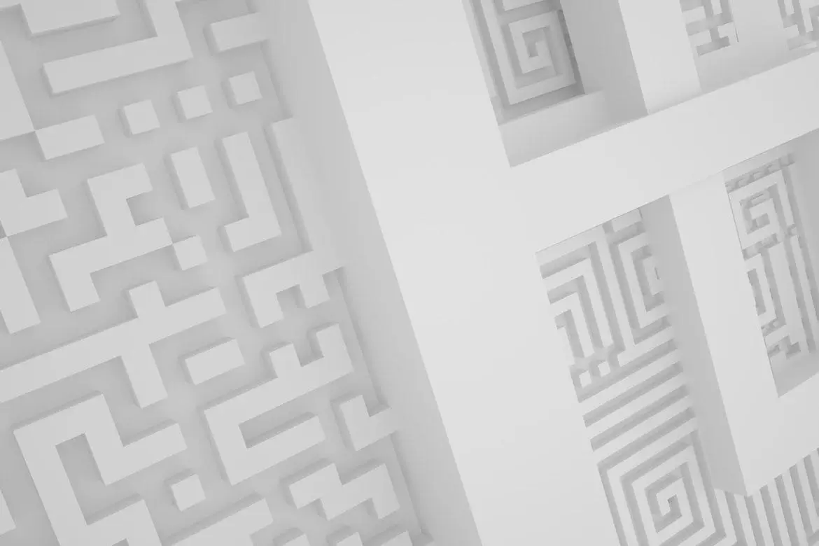 3D立体抽象迷宫背景底纹纹理集合插图8