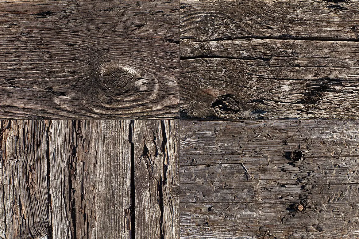 18个风化的木头木材纹理背景底纹集合-PSD插图5