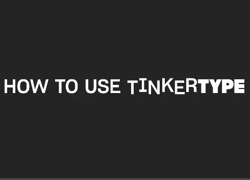 AE脚本-TinkerType(AE文字标题分解拆分动画制作脚本) v1.0 英文版