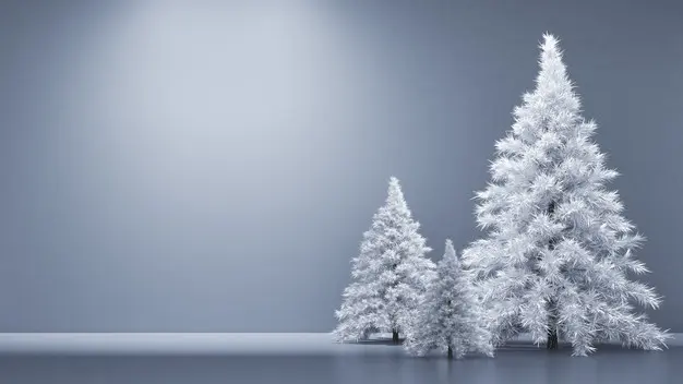 圣诞假期冷杉树背景[JPG]插图