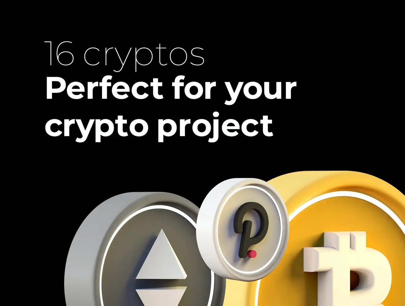 时尚高端3D立体硬币图标icon大集合插图3