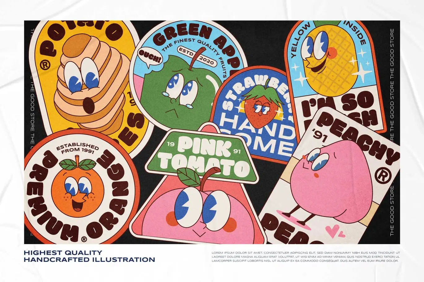 时尚高端现代复古矢量插画标志徽章图标icon Vol.9插图4