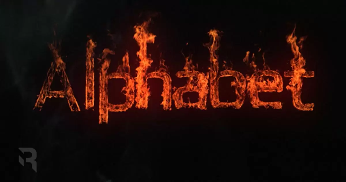 史诗火字母表燃烧英文动画AE视频模版Epic Fire Alphabet插图