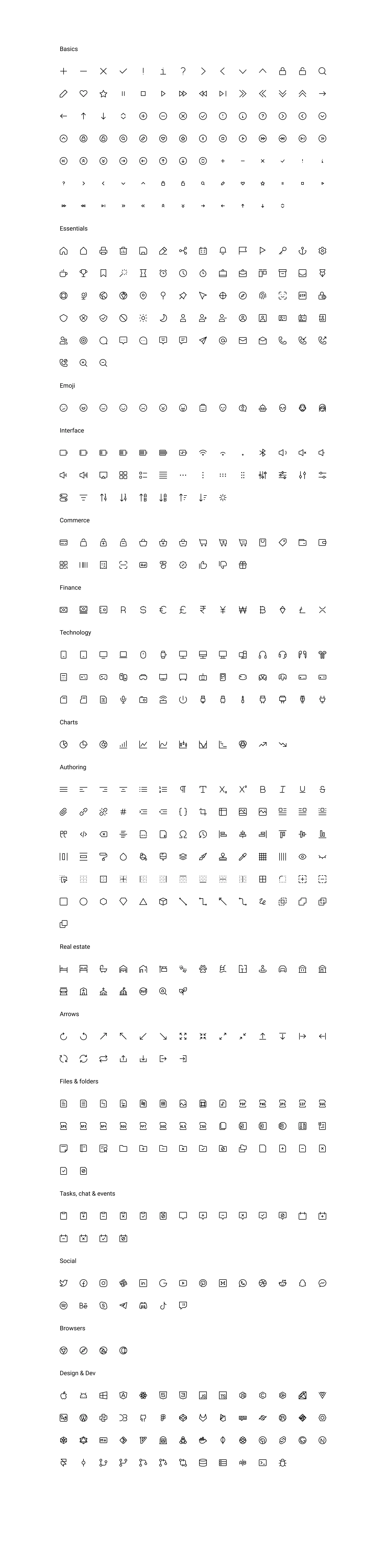 极简主义基础图标集 Teenyicons – Free Icon Set插图