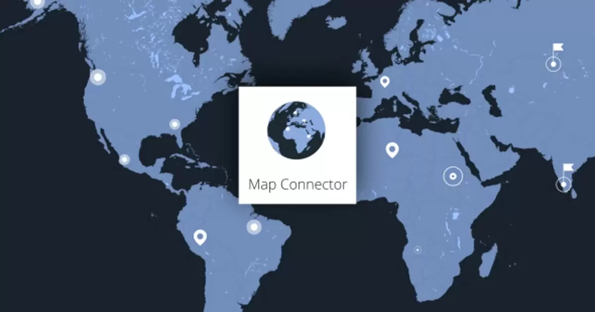 地图连接器定位符号展示AE视频模版Map Connector插图