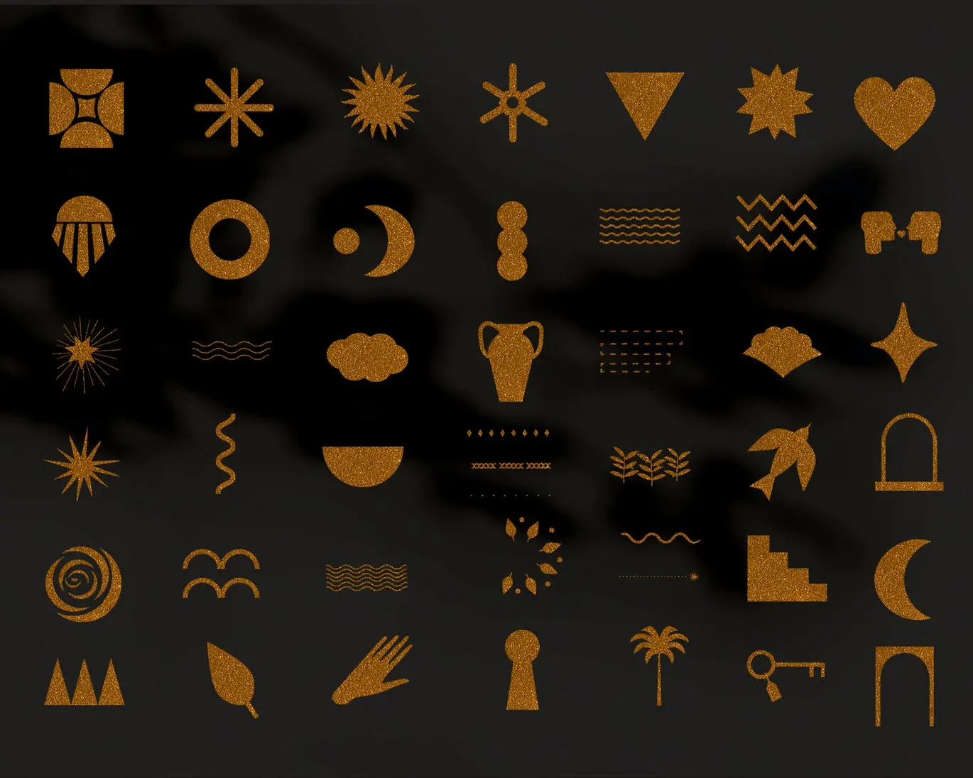 个性秘密神秘符号矢量标志图标icon集合-AI，PNG插图3