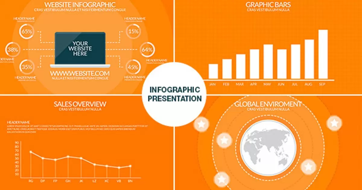 信息图表展示透明动画AE视频模版Infographic Presentation插图