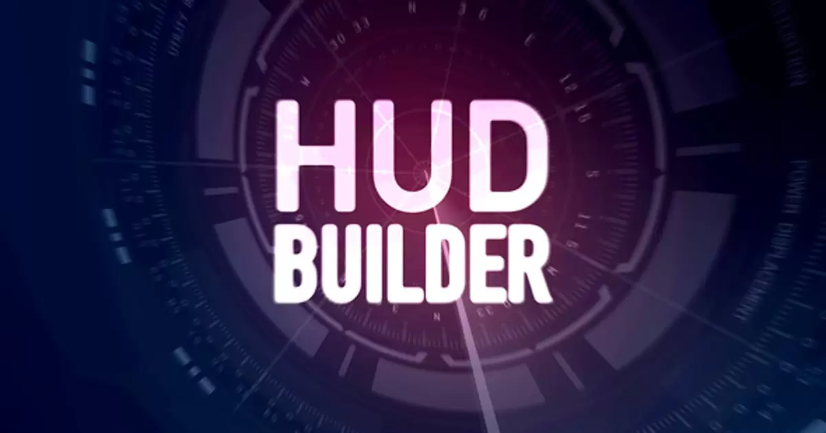 平视显示器制造高科技数据图AE视频模版HUD Builder插图
