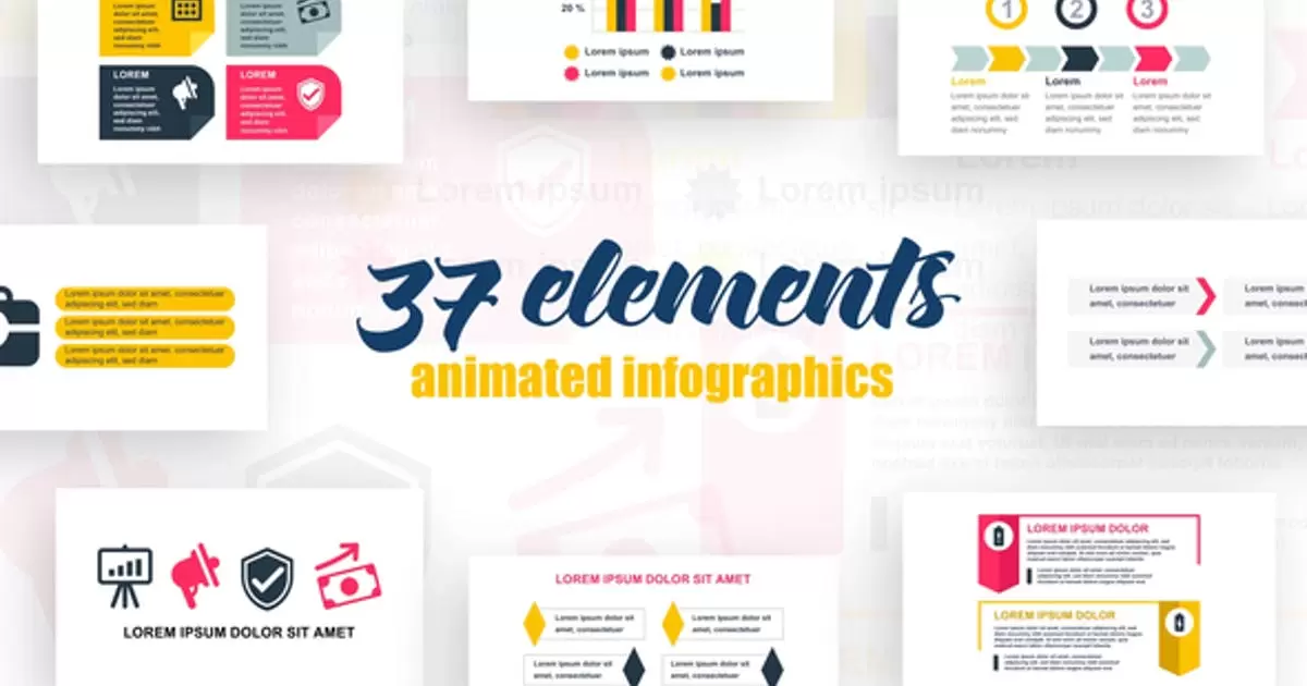 启动信息图表第31卷AE视频模版Startup Infographics Vol.31插图