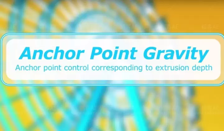 AE插件-Anchor Point Gravity(重力重新定位中心点AE脚本) V1.0.2 英文版