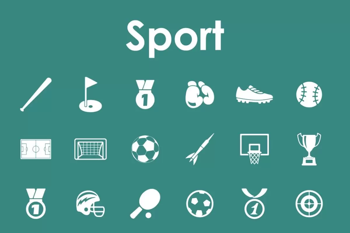 运动图标素材 36 SPORT simple icons免费下载