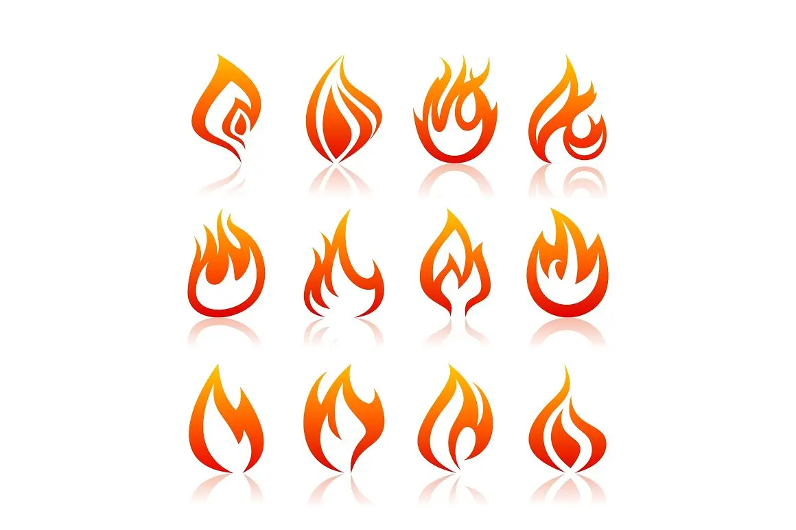火的图形图标 Icon fire插图