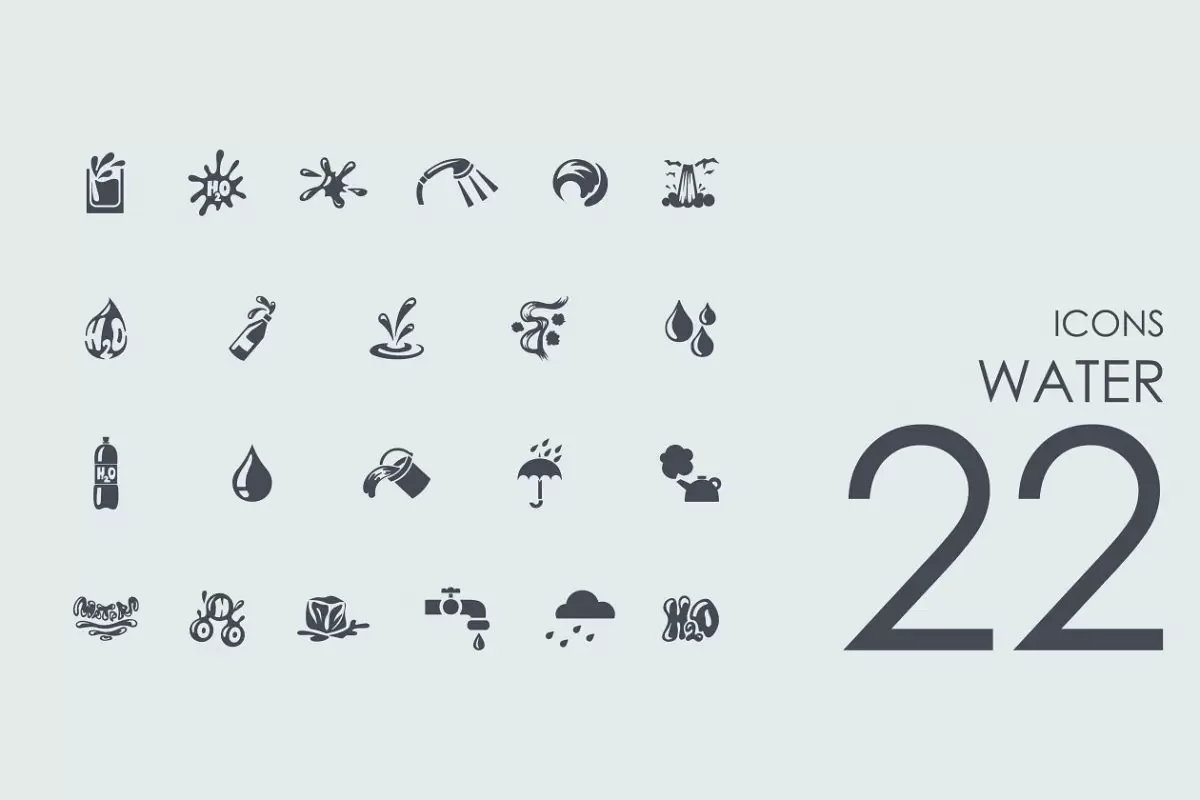 水资源图标素材 22 Water icons免费下载