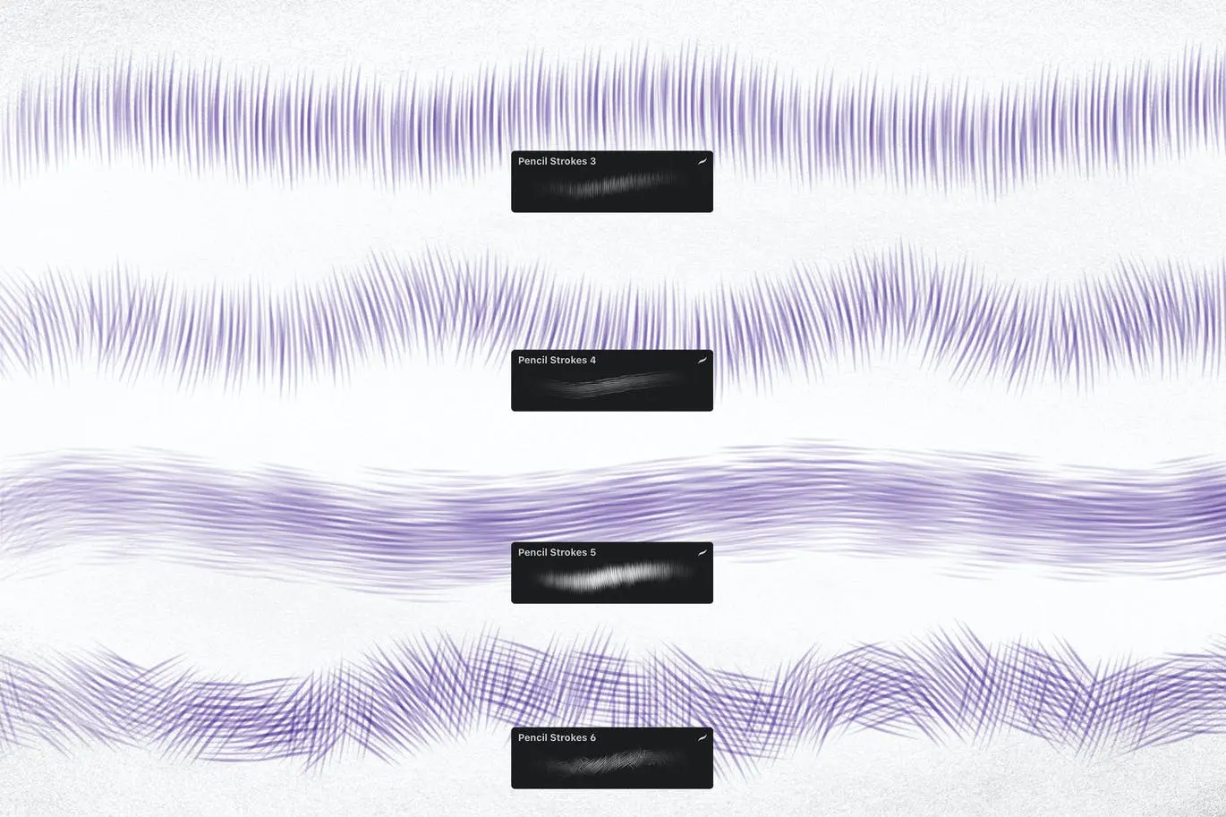 高品质的逼真质感铅笔 Procreate 画笔笔刷大集合插图5
