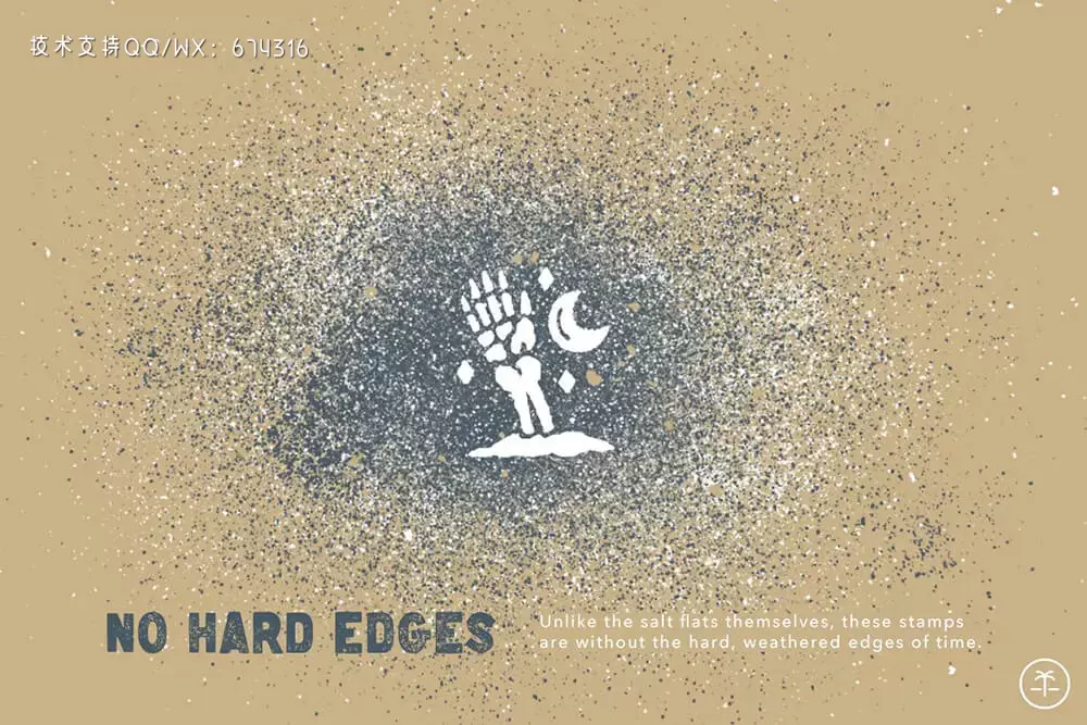 砂砾纹理Procreate笔刷 (brushset)插图