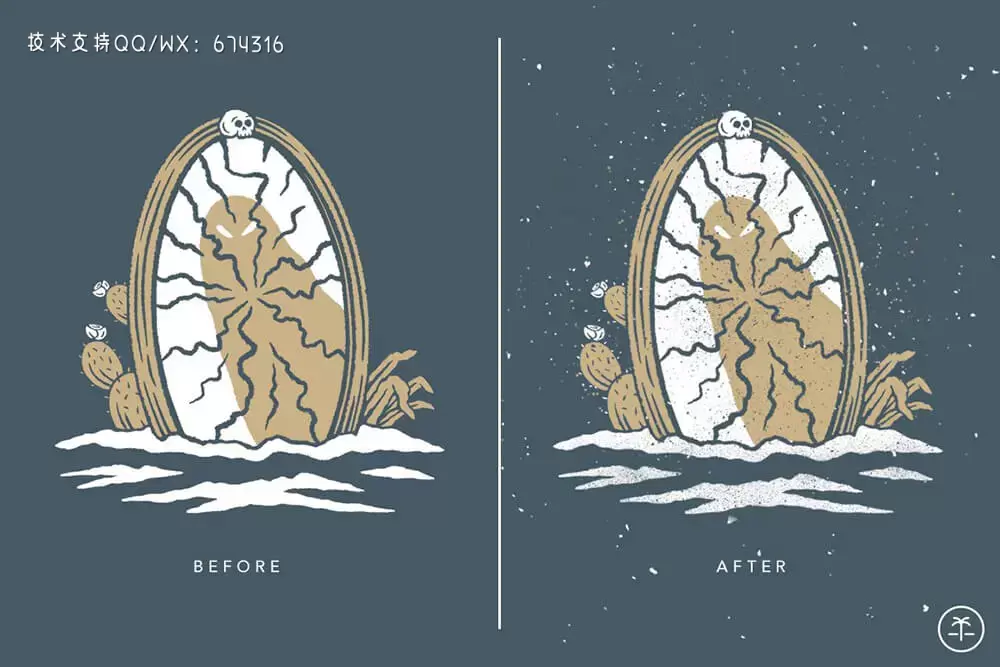 砂砾纹理Procreate笔刷 (brushset)插图