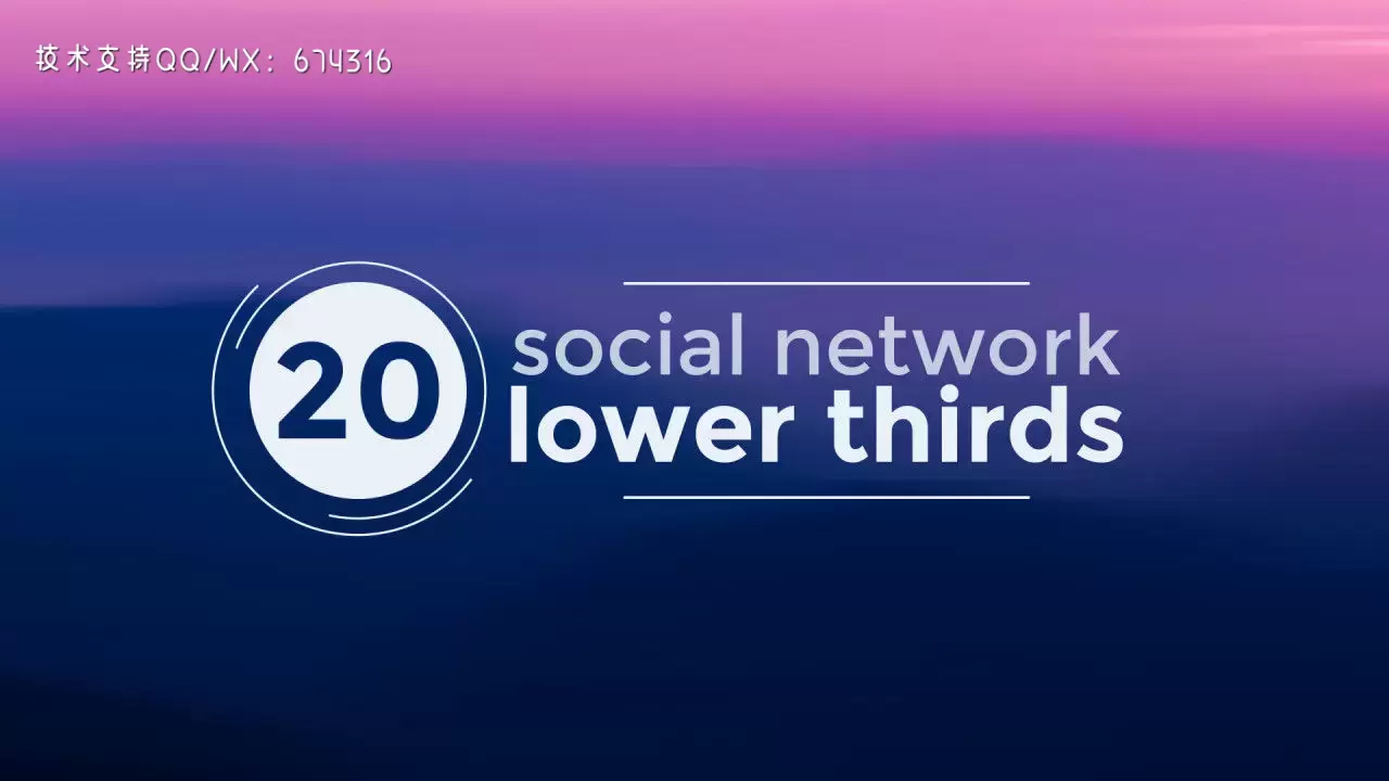 20个社交良好的网络AE模板视频下载插图