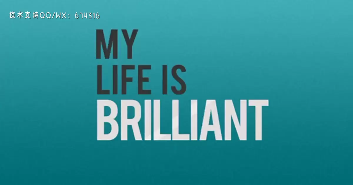 闪亮的排版介绍AE视频模版Shiny Typography Intro插图